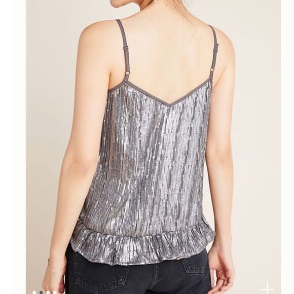 NWT Anthropologie Amelie Beaded Cami - Picture 3 of 4